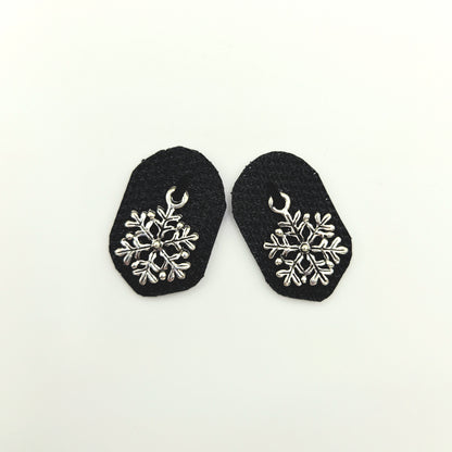 Taschenanhänger Schneeflocken