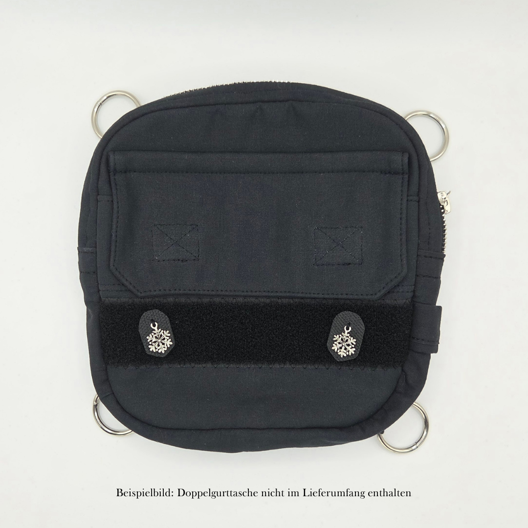 Taschenanhänger Schneeflocken